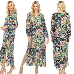 chinese dress ladies Buy Johnny Was Marysol Long Shirt Dress CSW9625-YX Plus Size  AfterRetail